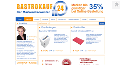 Desktop Screenshot of gastrokauf24.de